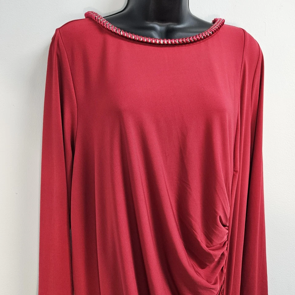 Vestido Jessica London Mujer Talla 16 Rojo Fiesta Formal Foto 2 de 4