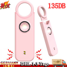 Alarm, Selbstverteidigung, 135dB, Sicherheit Personal Schl&uuml;sselanh&auml;nger Stark