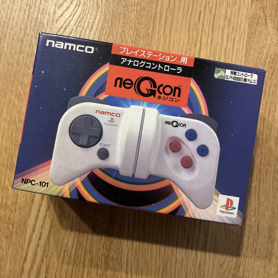 Namco neGcon White Playstation one PS1 Controller NPC-101 Japan Very Rare - New - Image 2 of 4