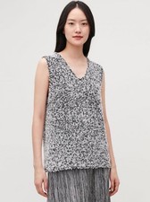 Women COS Sweater Black Polyester 38 / M / 46
