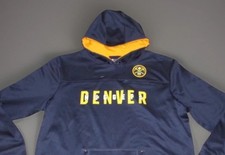 NWT-Denver Nuggets NBA Team Victories Poly Fleece Pullover Hoodie Size XL NEW