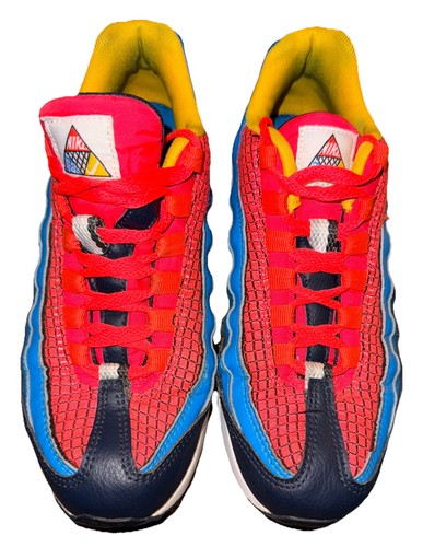 Nike Air Max 95 GS purpurblau rot gelb AV2289-600 Jugend Jungen Größe 6,5 2018 - Bild 2 von 17