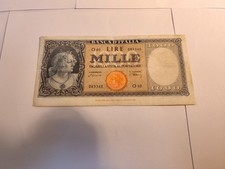1.000 lire (testina) 20-03-1947 rara e stata pulita