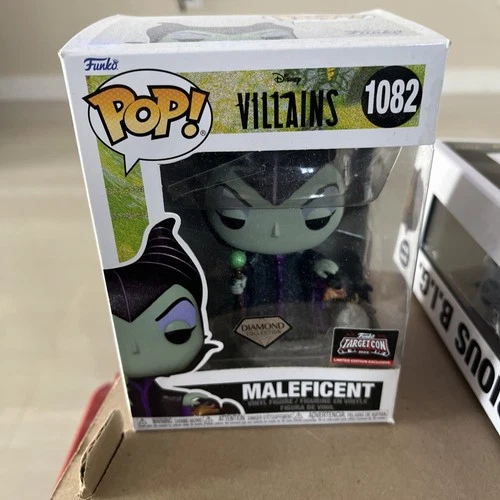 Funko Pop! Villains #1082 Maleficent Diamond Target Con Exclusive Vinyl Figure