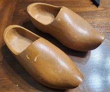 Vintage HOLLAND WOODEN SHOE Netherlands - Estate Find 10" Long