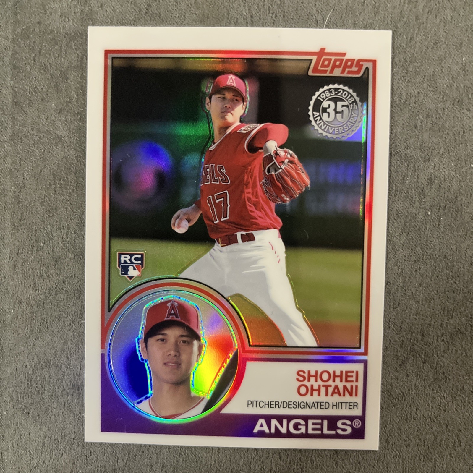 2018 Topps SHOHEI OHTANI Rookie Silver Pack 1983 Promo Angels RC #51