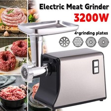 Heavy Duty Electric Meat Grinder Mincer & Sausage Maker Machine High-power 3200W