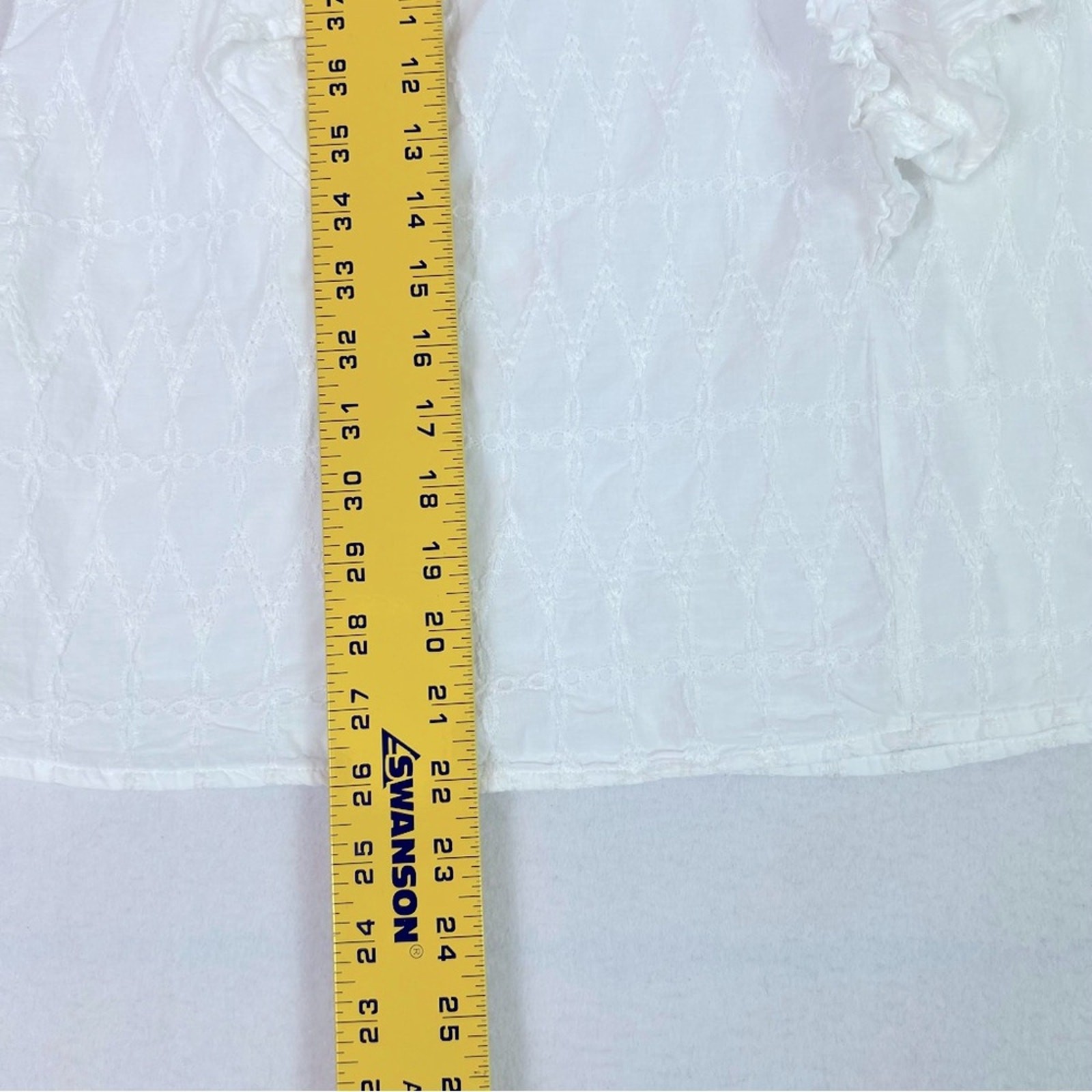 Universal Thread Blouse Small Cottagecore White E… - image 8