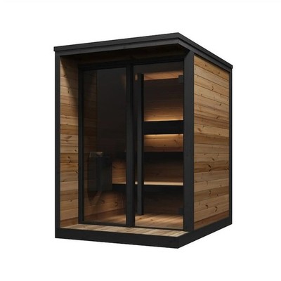 SaunaLife 4 Person GL4 Outdoor Traditional Sauna Scratch N Dent 