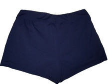 Lands End Women's Swim Shorts Board Shorts Deep Sea Navy Blue Size 10 Liner B3