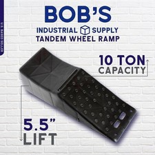 Rampe de remorquage tandem antidérapante, hauteur de levage de 5,5 pouces, pour