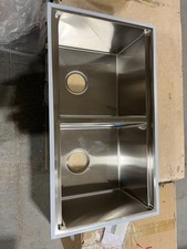 32 Inch Undermount Double Bowl Workstation 16 Gauge Stainless Steel Kitchen Sink