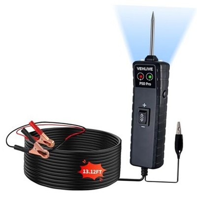 Power Circuit Probe Tester,  P50 Pro 6-24V DC Automotive Circuit Tester with
