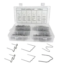 1200 Plastic Welding Staples Welder 6 Different Shape 0.6 0.8mm Stainless Steel