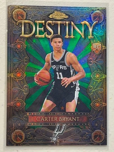 2025 Topps Chrome Carter Bryant Refractors Green (RAW)