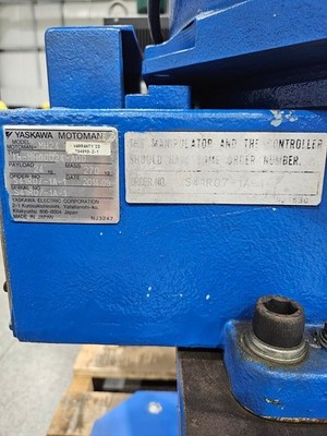 Yaskawa Motoman MH24 Industrial Robot W/ DX200 Control and Aux