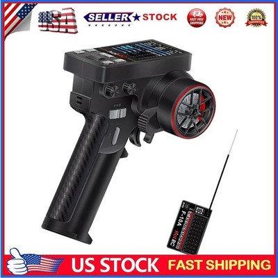 HotRC CT-10B 2.4G Radio Model 10CH RC Transmitter&F-10A Receiver for RC Car