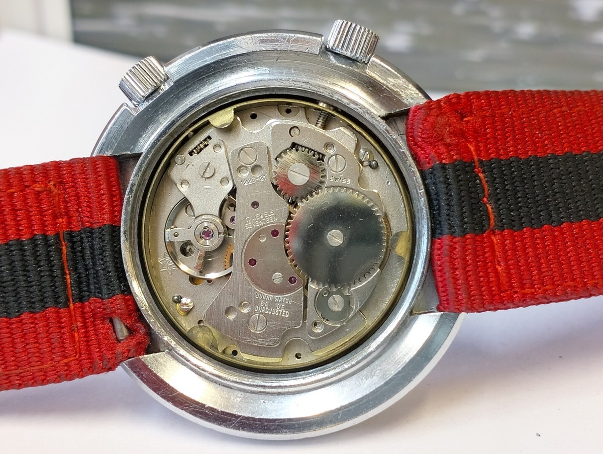 AUTHENTIC SORNA 17 JEWELS ALARM WINDING 2590 SWISS MEN