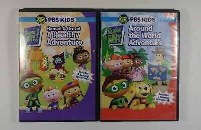 Lot 2 Pbs Kids Dvd S Around The World Adventure Hansel Gretel Healthy Ebay