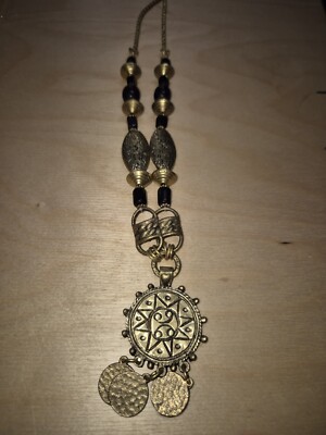 Sehr schöne Halskette Sautoir Talisman Chic Boho