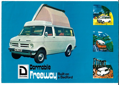 Bedford CF Dormobile Freeway Caravan 1971-73 UK Market Foldout
