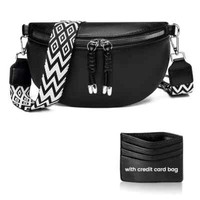 UmhäNgetasche Damen Leder, GüRteltasche Damen Stylische Crossbody Bag