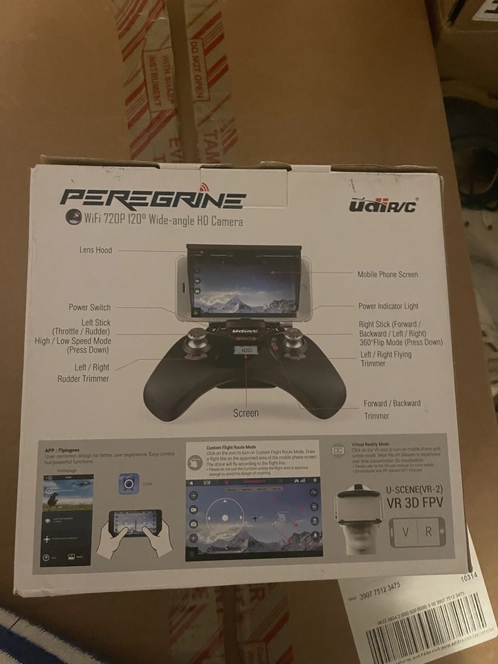 Peregrine Udi R/C  U28W VR Ready WiFi FPV Drone - Image 2 of 2