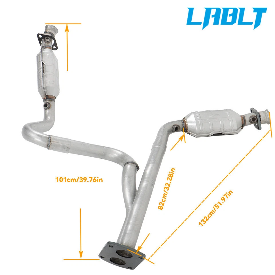 LABLT Catalytic Converter For 2005-2007 Ford F-250 F-350 F-450 F-550 Super Duty Foto 3 de 4