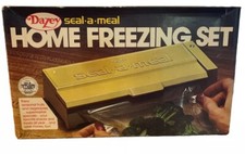 Vintage 1976, Dazey Seal-A-Meal Model 8000, Made in USA w Box, Bags, Accessories