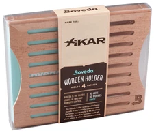 XIKAR® Boveda 4 Pack Wooden Holder 