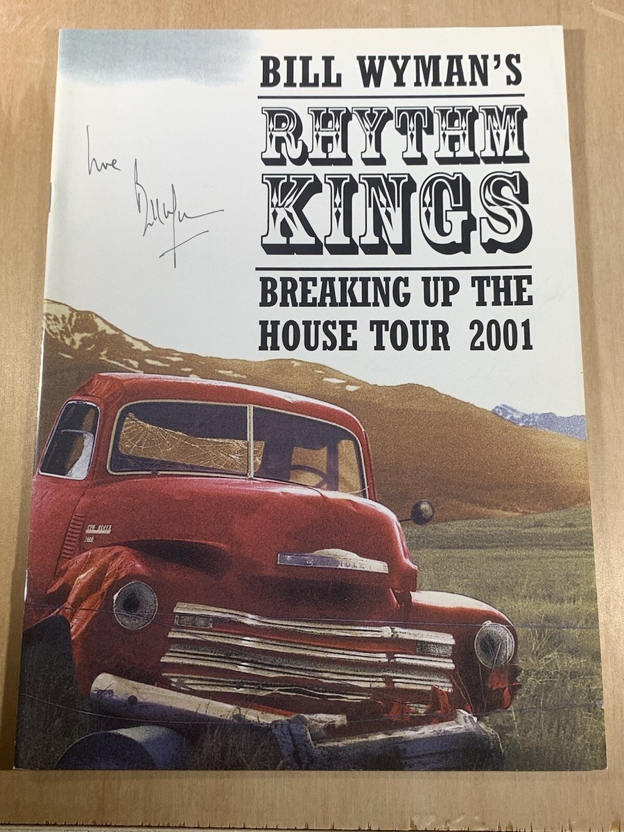 Bill Wyman signed 2001 Tour Program Rhythm Kings Rolling Stones | eBay