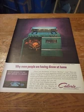 1962 Caloric Having Dinner At Home Range Magazine Ad