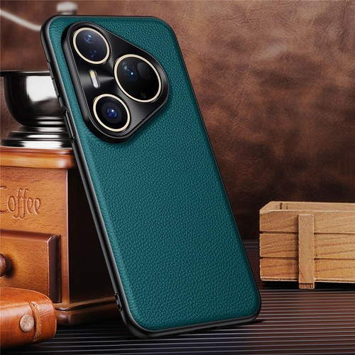 Genuine Leather Litchi Case for Huawei Pura 80 Pro+ 80Pro Shockproof Armor Cover - 第 3/23 張圖片