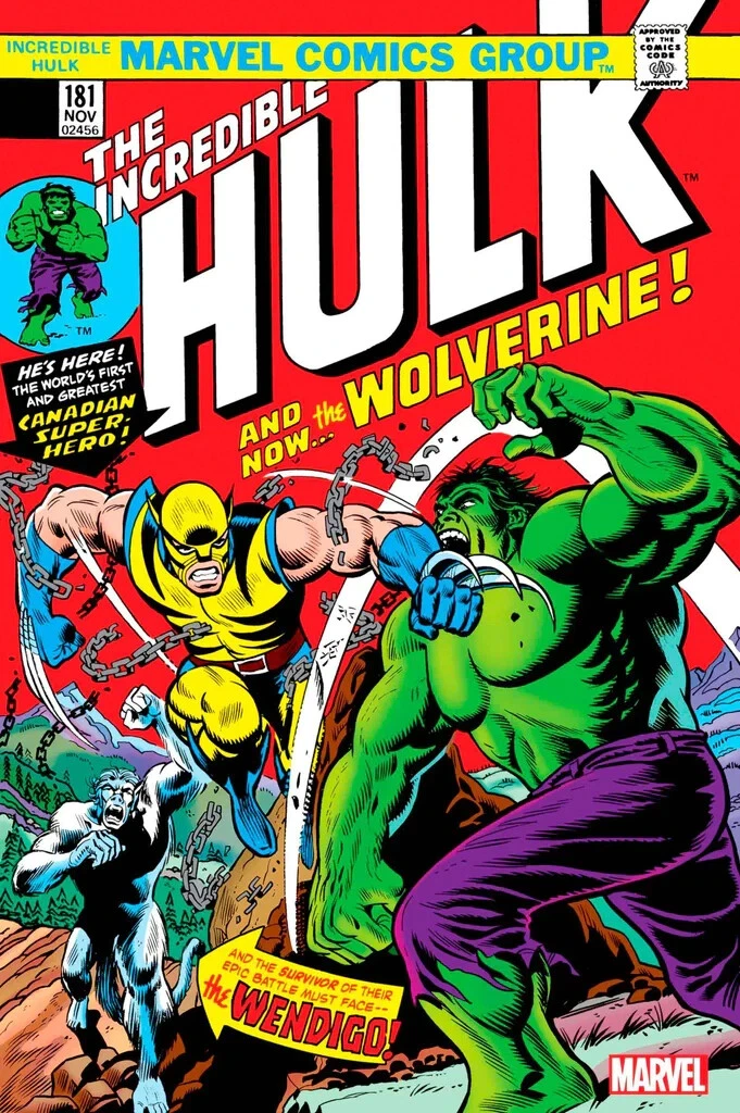 INCREDIBLE HULK 180 181 181 FOIL FACSIMILE 2023 NM REPRINTS 1ST WOLVERINE