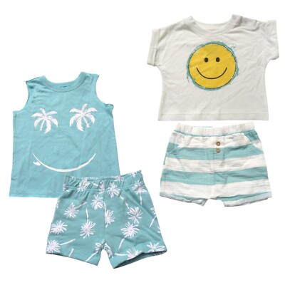 Grayson Mini Baby & Toddler Boys 2PC Shirt & Shorts Outfit Set Choose Size/Style