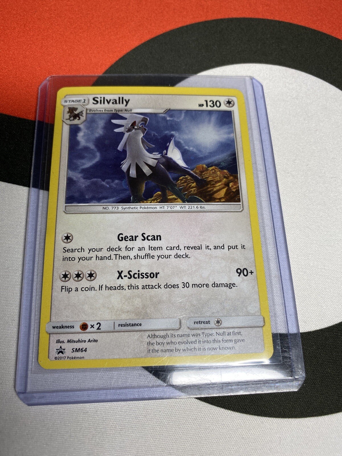 Silvally SM64 Rare Holo Pokemon Promo Card - Sun & Moon Promo Series 2017