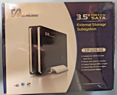 NEW External Storage Subsystem MAC & PC CP-U2S-3G USB 2.0 To SATA 3.5''  Lot 2250