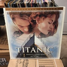 TITANIC 2-Laserdisc LD SET WIDESCREEN VERSION RARE GREAT FILM DICAPRIO