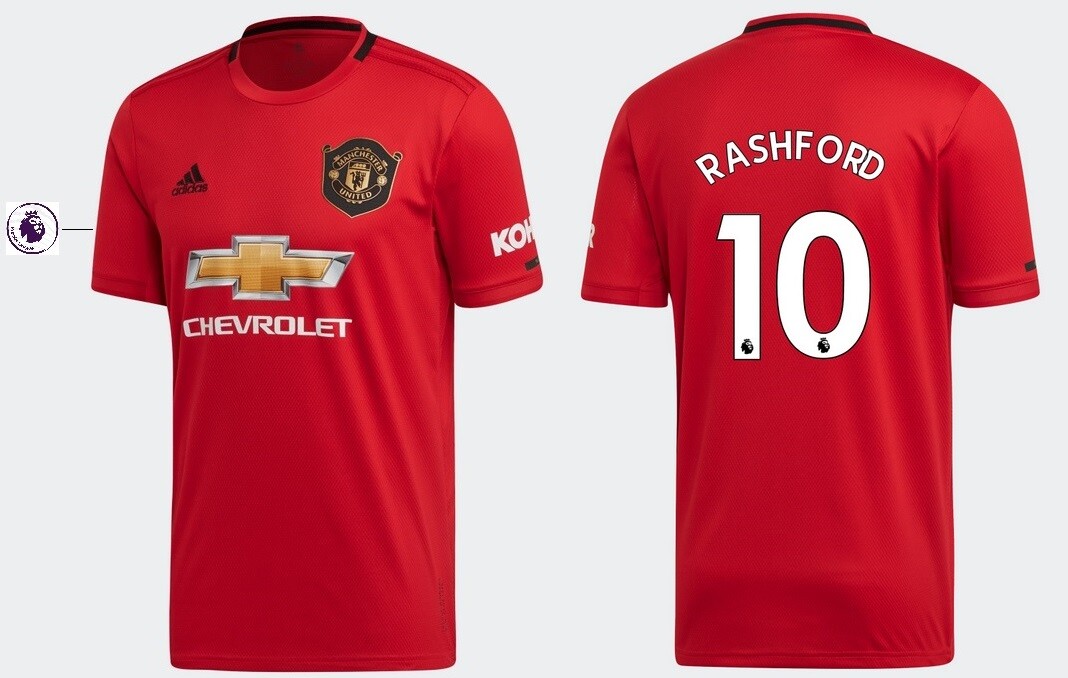 19-20 Manchester United RASHFORD 10番　 M 2019/20 Manchester United Home Jersey #10 Rashford 4XL