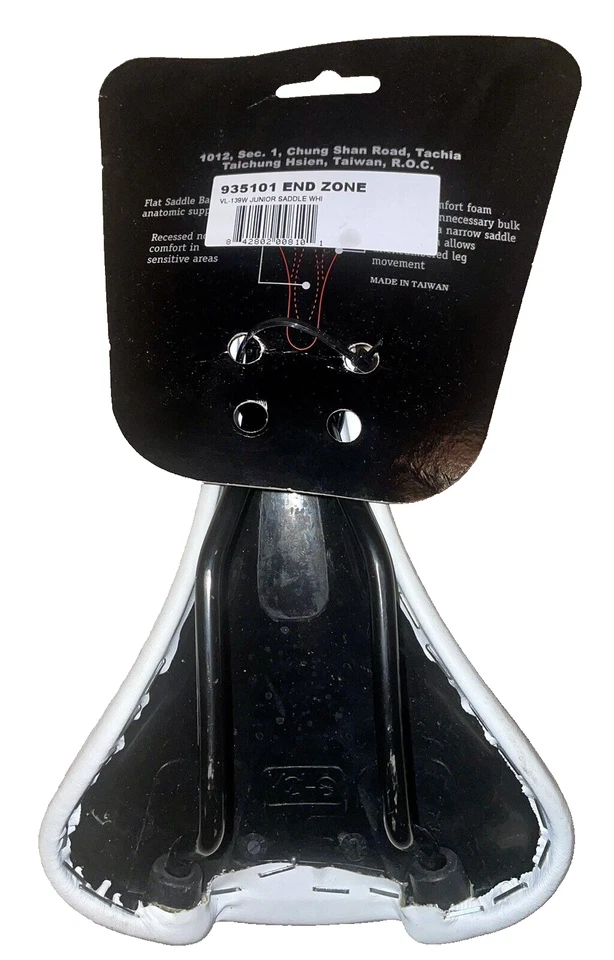 Sillín de bicicleta blanco para niños - Endzone 935101 Foto 2 de 2