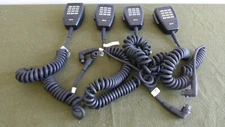 Lot of 4 - M/A-COM MC103334 Two Way Mobile Radio Hand Microphone