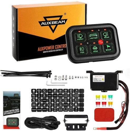 6 / 8 Gang Switch Panel On-Off LED Car Switch Panel Circuit Control Relay System - Picture 18 of 23