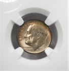 1955-S Silver Roosevelt Dime NGC MS66 Toned AJ158