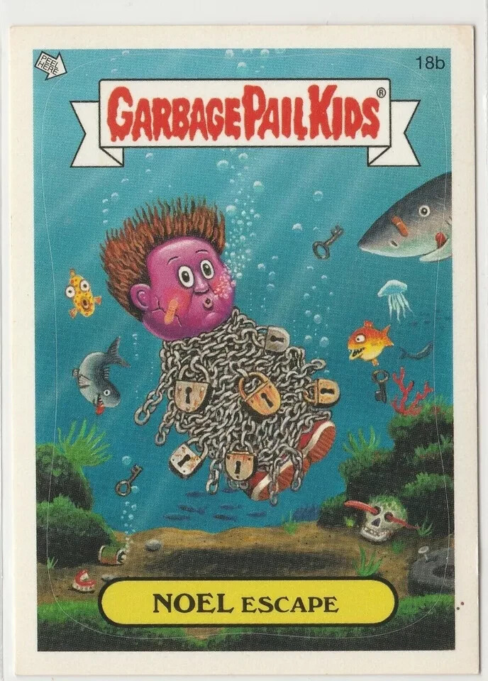 Noel Escape Garbage Pail Kids GPK 2005 ANS4 Series 4 Card #18b