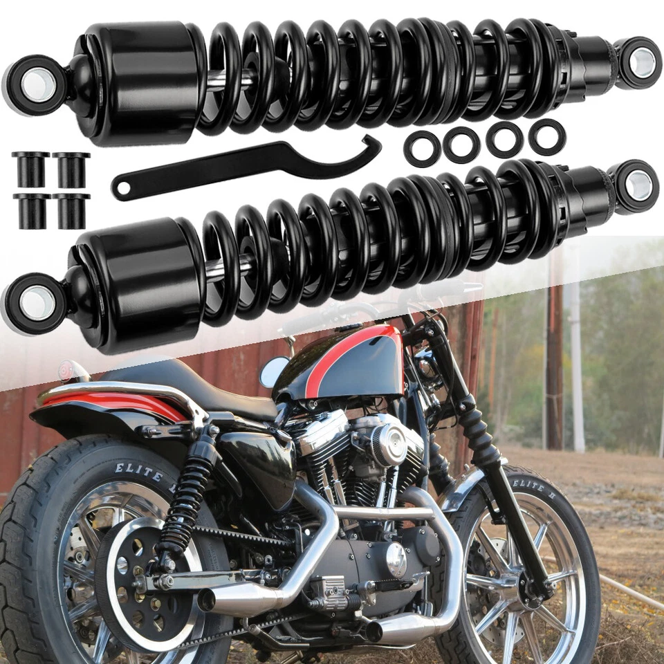 15" Adjustable Rear Shocks Absorbers Suspension For Harley Seventy Two 2012-2016 - Image 4 of 4