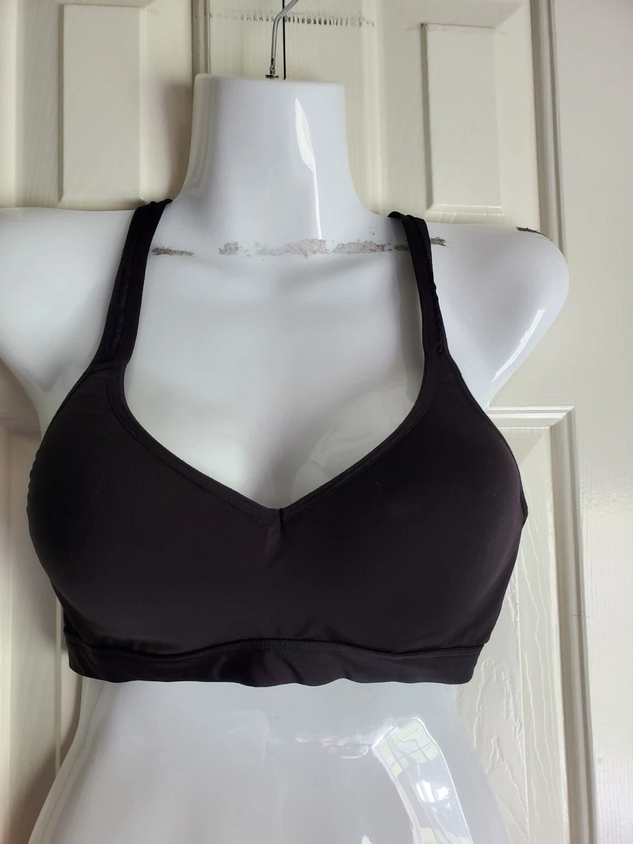 Fruit Of The Loom Black Padded Sports Bra Size 34