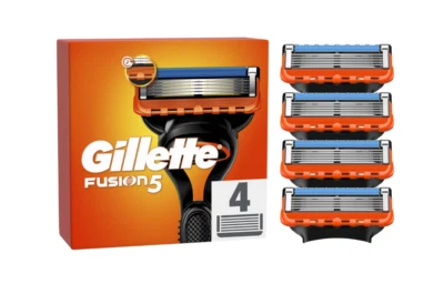 Pack 4 Lames GILLETTE "FUSION 5" Recharges Rasoir Lot Gilette ProGlide ORIGINAL