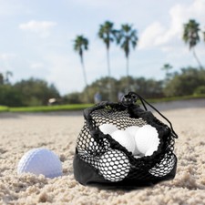 2PCS Nets Bags Pouch Tennis Ball Carrying Holder Storage Drawstring Closure Bag