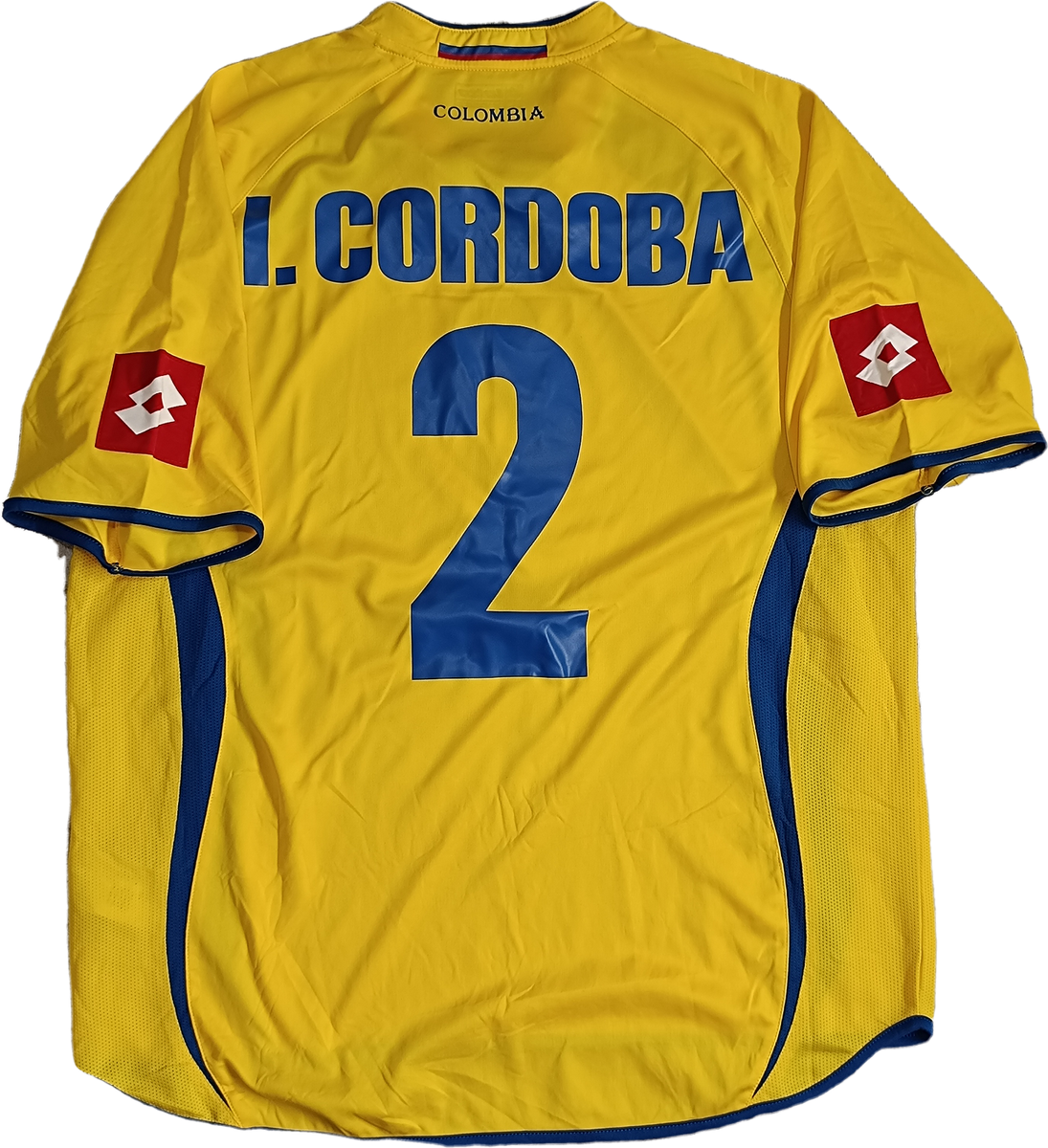 maglia calcio vintage Colombia Cordoba 2007 2008 Lotto home Copa