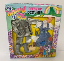 NEW Wizard of Oz Dress Up Costumes 50th Anniversary 1988 Tin Man Dorthy/Read